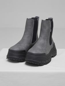 robuste Buffalo Damen Boots Grau
