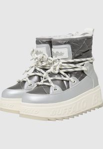 moderne Buffalo Damen Boots Silber