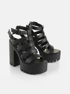 Sneakers casual da donna Buffalo, nere