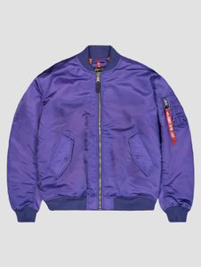 schlichte Alpha Industries Herren Jacke Violett