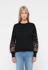 Felpa da donna Casual Only in cotone, nera