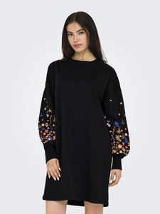 leichtes Only Damen Kleid mit Baumwolle Schwarz