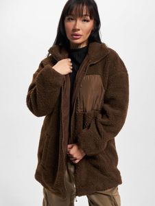 lässige Only Damen Jacke Reißverschluss Braun