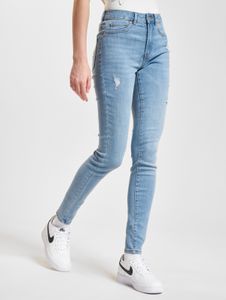 Pantalones vaqueros ajustados elásticos para mujer de Casual Only, color azul.