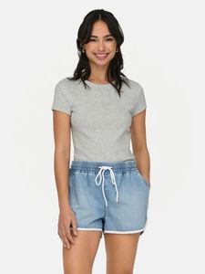 bequemes Only Damen T-Shirt mit Baumwolle Grau