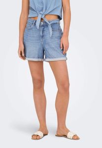 bequeme Only Damen Shorts Stretch mit Baumwolle Blau