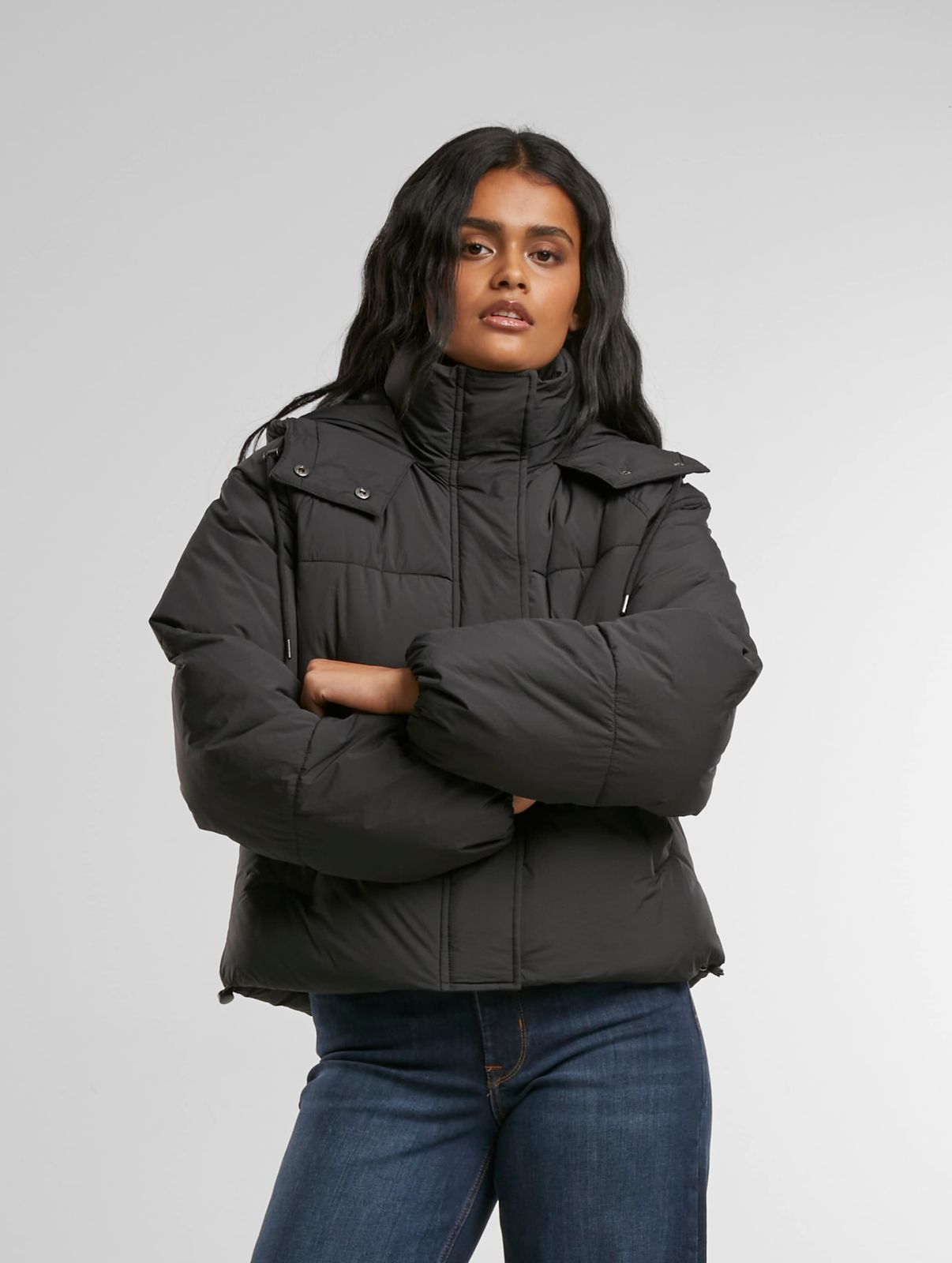 ONLY Damen Jacke Anthrazit