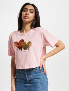 Modern Only women's T-shirt with cotton, pink