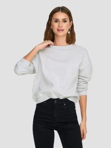 Comfortable Only women's sweatshirt with cotton, grey