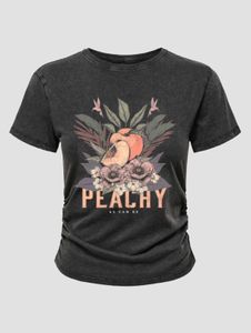 sporty Only women's T-shirt with cotton, black