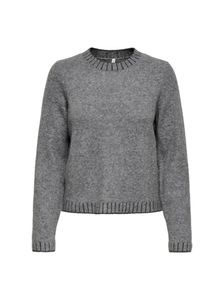 Sweat-shirt Casual Only pour femme, gris