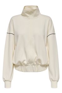 weiches Only Damen Sweatshirt Stretch Creme-Weiß