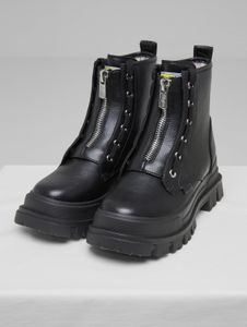 robuste Buffalo Damen Boots Schwarz