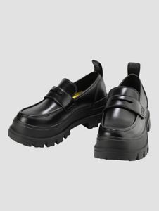 Zapatillas deportivas casuales Buffalo para mujer, negras