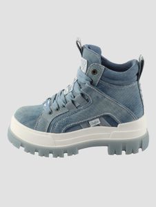 markante Buffalo Damen Boots mit Baumwolle Blau