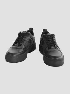lässige Buffalo Damen Sneaker Schwarz
