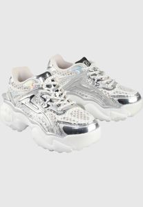 lässige Buffalo Damen Sneaker Weiß