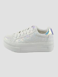 Casual Buffalo women's sneakers, white
