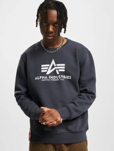 Sudadera de algodón acanalado para hombre Modern Alpha Industries, color azul marino