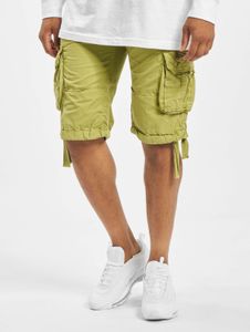 lässige Alpha Industries Herren Shorts Reißverschluss Taschen mit Baumwolle Beige