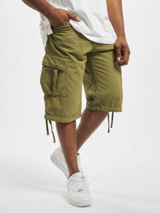 Comodi pantaloncini da uomo Alpha Industries in cotone color kaki