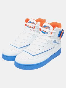 Baskets unisexes Ewing modernes blanches/bleues/oranges