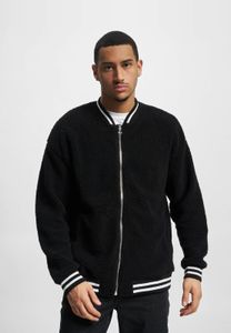 schlichte Only & Sons Herren Jacke Reißverschluss Taschen Schwarz