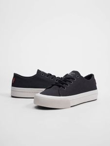 moderne LEVI´S Damen Sneaker mit Baumwolle Schwarz