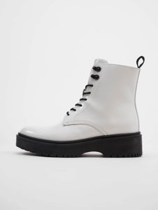 robuste LEVI´S Damen Boots Weiß