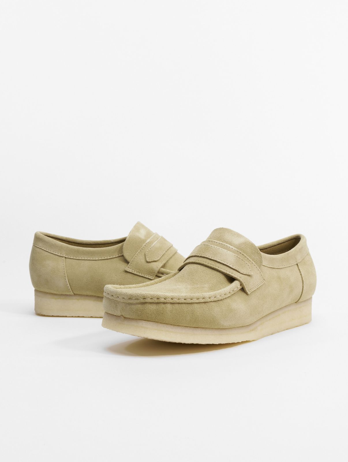 Clarks Herren Sneaker Beige Leder