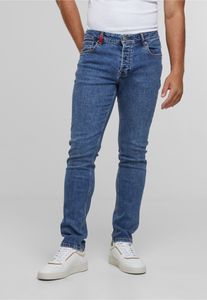 Pantalones vaqueros ajustados de corte premium para hombre, talla 2Y, cómodos y de alta calidad, color azul.