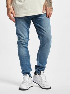 Casual 2Y Premium Men's Skinny Fit Stretch Jeans with Zip and Cotton, Blue