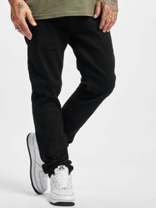 stylische 2Y Premium Herren Jeans Slim Fit Stretch Reißverschluss mit Baumwolle Schwarz