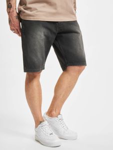 Comodi pantaloncini da uomo 2Y Premium, vestibilità slim, elasticizzati, con zip e fodera in cotone, colore grigio.