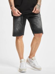 leichte 2Y Premium Herren Shorts Slim Fit Stretch Reißverschluss mit Baumwolle Schwarz