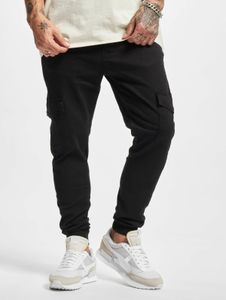 Pantalones vaqueros ajustados elásticos Casual 2Y Premium para hombre con cremallera y algodón, color negro.