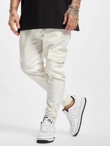 Cómodos pantalones vaqueros ajustados elásticos de algodón color beige para hombre, talla 2Y, de primera calidad.