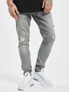 moderne 2Y Premium Herren Jeans Slim Fit Stretch Taschen mit Baumwolle Grau