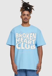 bequemes 2Y Studios Herren T-Shirt Oversize mit Baumwolle Hell-Blau