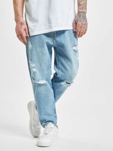 Casual 2Y Premium Men's Jeans with Pockets, Straight Fit, Cotton, Blue