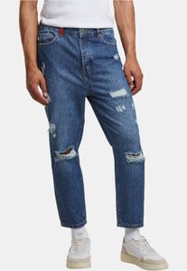 bequeme 2Y Premium Herren Jeans Denim mit Baumwolle Blau