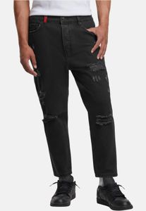 bequeme 2Y Premium Herren Jeans Denim mit Baumwolle Schwarz