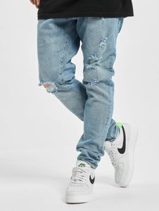 Comfortable 2Y Premium Men's Jeans Slim Fit Stretch Zip with Cotton Blue
