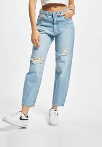 stylische 2Y Premium Damen Jeans Reißverschluss mit Baumwolle Blau
