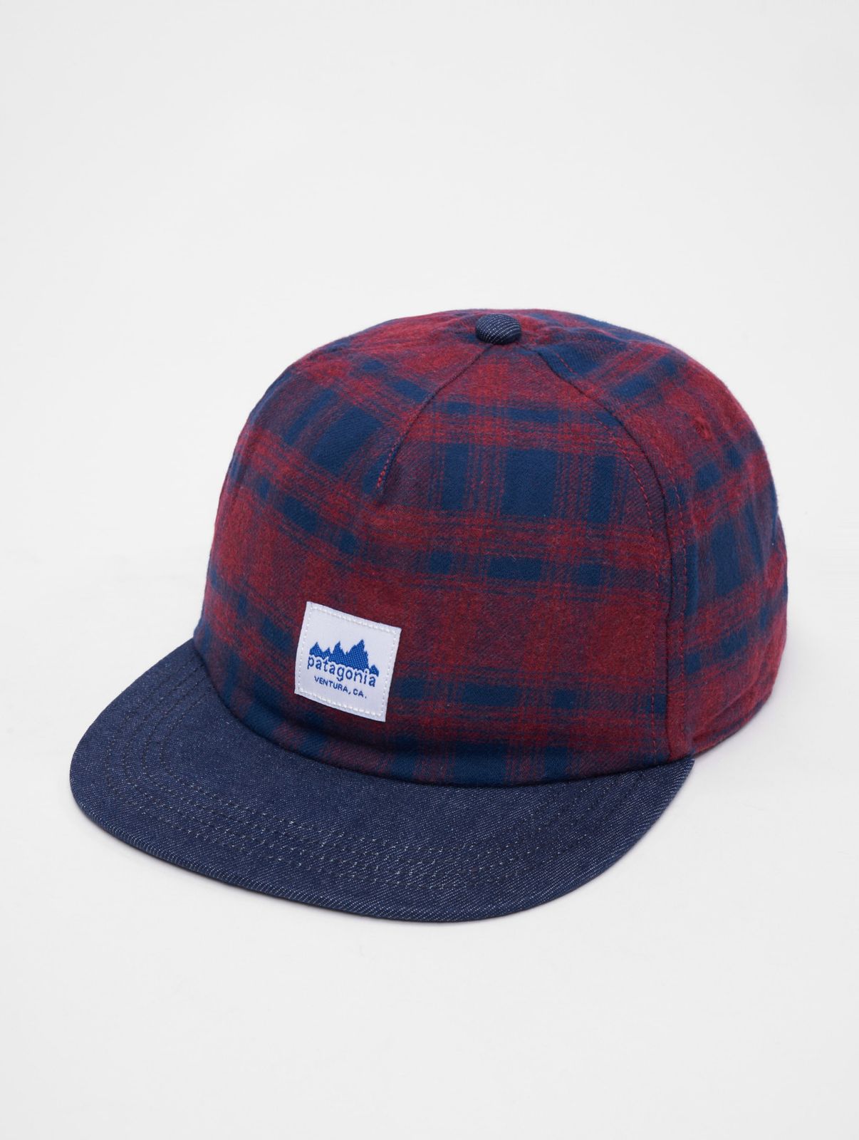 sporty Patagonia unisex cap with cotton, blue/red