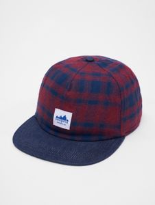 sportliche Patagonia Unisex Cap mit Baumwolle Blau/Rot