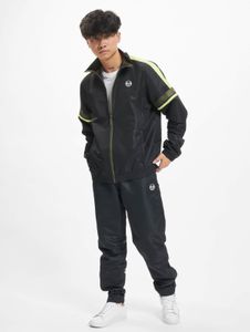 moderne Sergio Tacchini Herren Hose Schwarz
