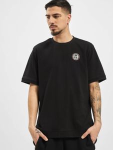 T-shirt da uomo moderna Sergio Tacchini in cotone, nera