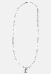 Collar unisex moderno Karl Kani de plata