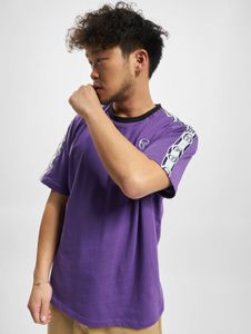 Comoda t-shirt da uomo Sergio Tacchini in cotone, colore viola.